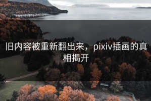 旧内容被重新翻出来，pixiv插画的真相揭开