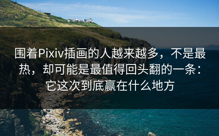 围着Pixiv插画的人越来越多，不是最热，却可能是最值得回头翻的一条：它这次到底赢在什么地方